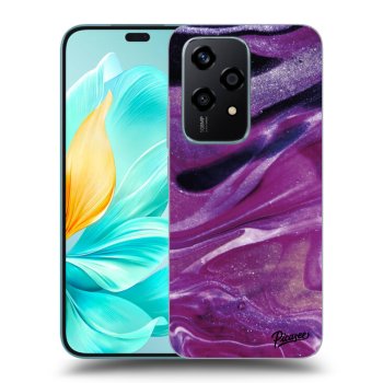 Etui na Honor 200 Lite - Purple glitter