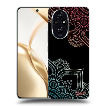 Etui na Honor 200 Pro 5G - Flowers pattern