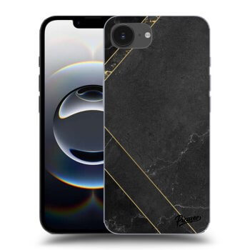 Etui na Apple iPhone 16e - Black tile