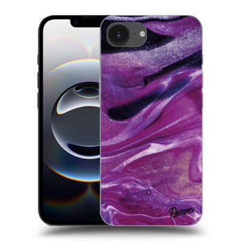 Etui na Apple iPhone 16e - Purple glitter