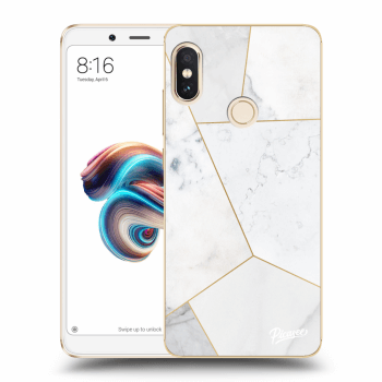 Etui na Xiaomi Redmi Note 5 Global - White tile