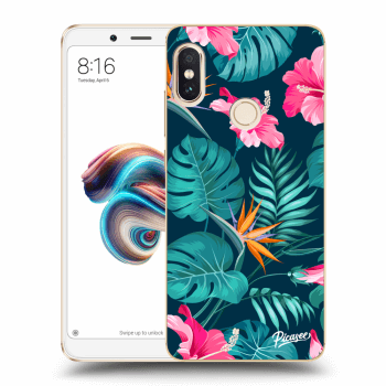 Etui na Xiaomi Redmi Note 5 Global - Pink Monstera