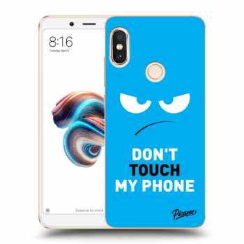 Etui na Xiaomi Redmi Note 5 Global - Angry Eyes - Blue