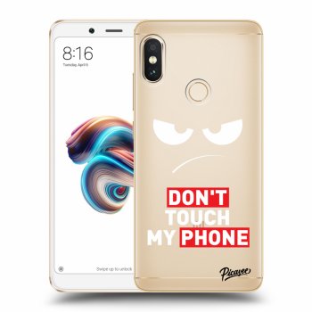 Etui na Xiaomi Redmi Note 5 Global - Angry Eyes - Transparent
