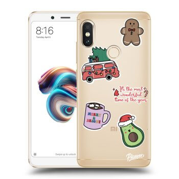 Etui na Xiaomi Redmi Note 5 Global - Christmas Stickers