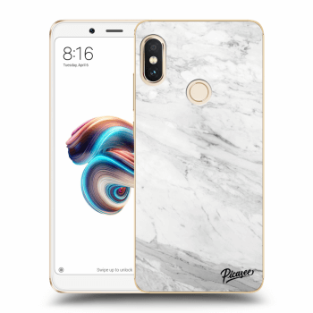 Etui na Xiaomi Redmi Note 5 Global - White marble