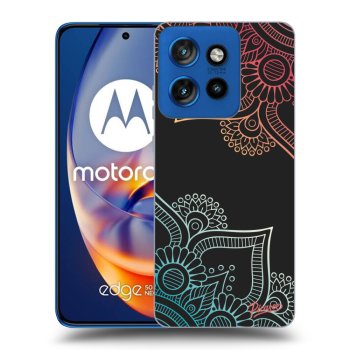 Etui na Motorola Edge 50 Neo - Flowers pattern