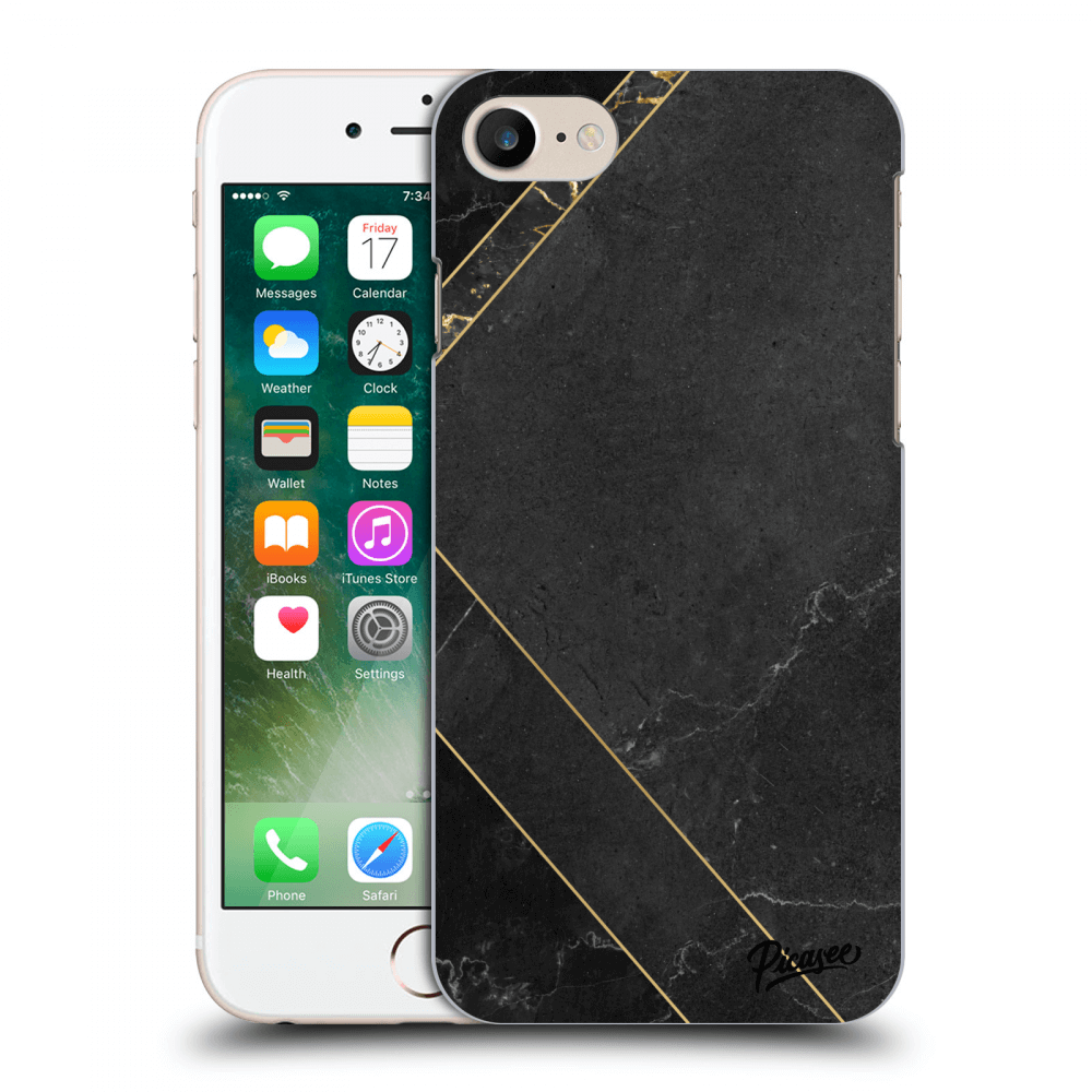 Picasee ULTIMATE CASE pro Apple iPhone 7 - Black tile