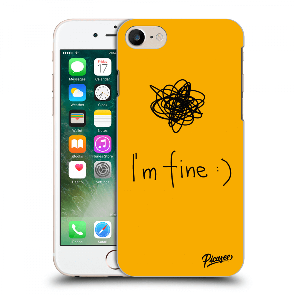 Picasee ULTIMATE CASE pro Apple iPhone 7 - I am fine