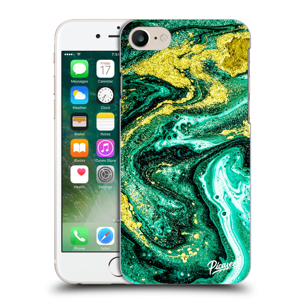 Picasee ULTIMATE CASE pro Apple iPhone 7 - Green Gold