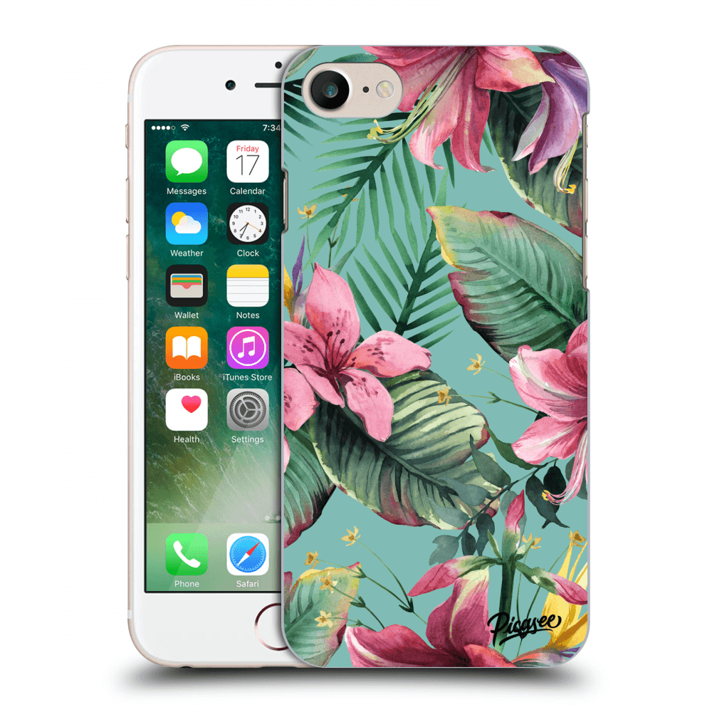 Picasee silikonowe przeźroczyste etui na Apple iPhone 7 - Hawaii
