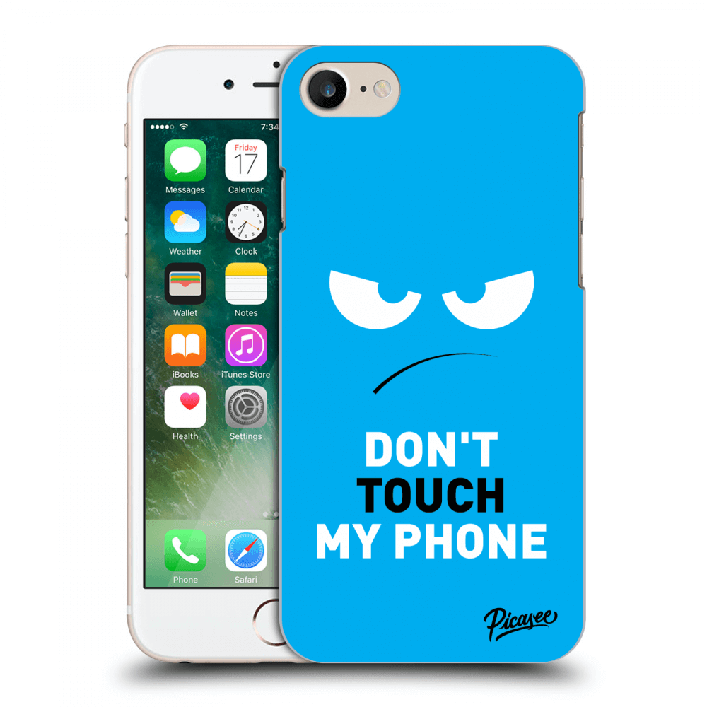 Picasee ULTIMATE CASE pro Apple iPhone 7 - Angry Eyes - Blue
