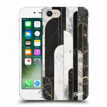 Picasee ULTIMATE CASE pro Apple iPhone 7 - Black & White tile
