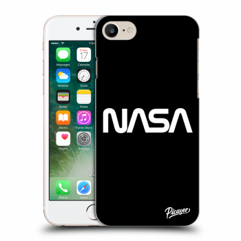 Picasee silikonowe przeźroczyste etui na Apple iPhone 7 - NASA Basic