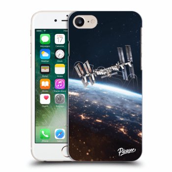 Picasee silikonowe przeźroczyste etui na Apple iPhone 7 - Station