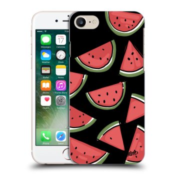 Picasee silikonowe czarne etui na Apple iPhone 7 - Melone