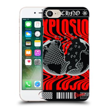 Picasee silikonowe przeźroczyste etui na Apple iPhone 7 - EXPLOSION