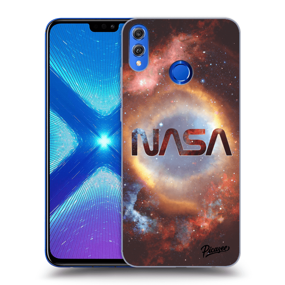 Picasee silikonowe przeźroczyste etui na Honor 8X - Nebula