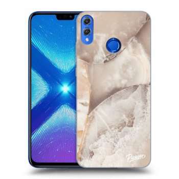 Etui na Honor 8X - Cream marble