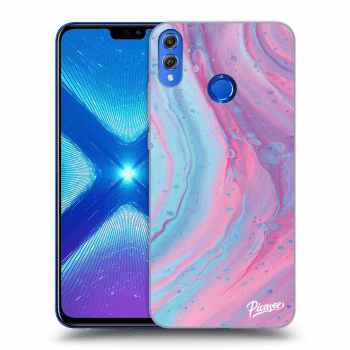 Etui na Honor 8X - Pink liquid