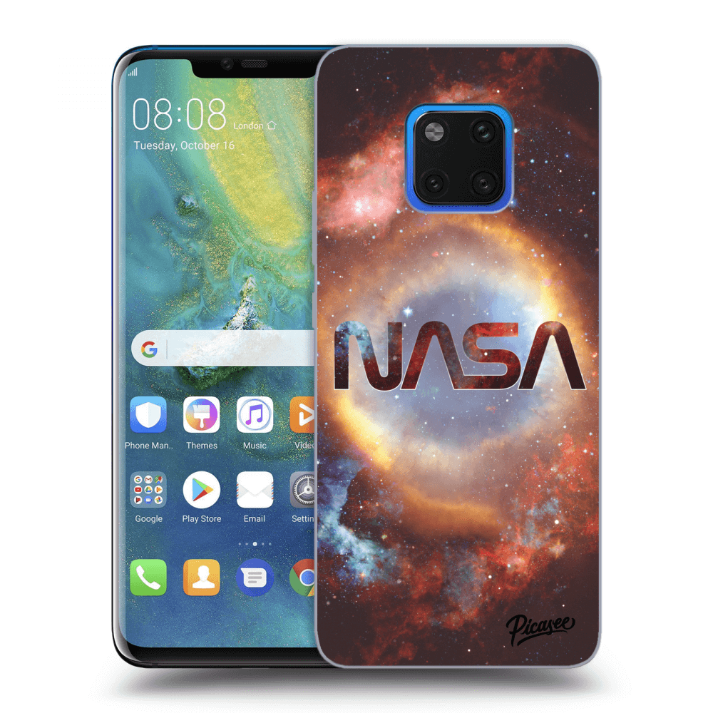 Picasee silikonowe przeźroczyste etui na Huawei Mate 20 Pro - Nebula