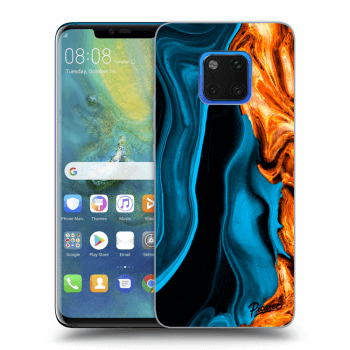 Etui na Huawei Mate 20 Pro - Gold blue