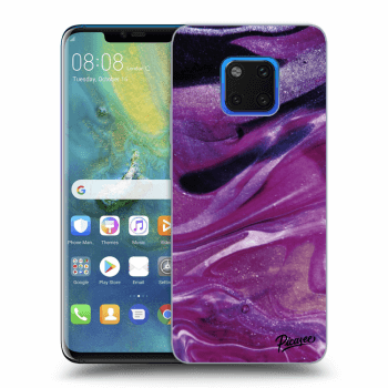 Etui na Huawei Mate 20 Pro - Purple glitter