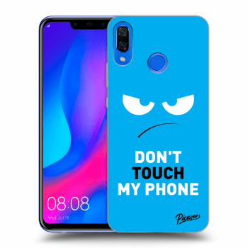 Etui na Huawei Nova 3 - Angry Eyes - Blue