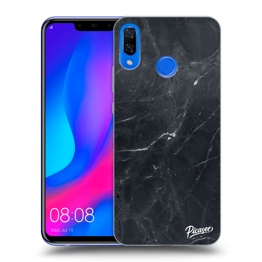 Picasee ULTIMATE CASE pro Huawei Nova 3 - Black marble