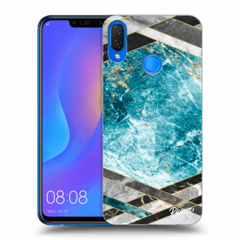 Etui na Huawei Nova 3i - Blue geometry