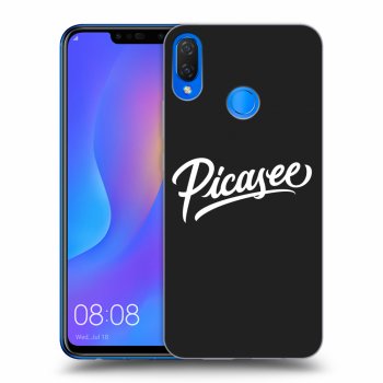 Picasee silikonowe czarne etui na Huawei Nova 3i - Picasee - White