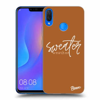 Picasee silikonowe przeźroczyste etui na Huawei Nova 3i - Sweater weather