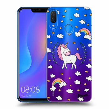 Picasee silikonowe przeźroczyste etui na Huawei Nova 3i - Unicorn star heaven