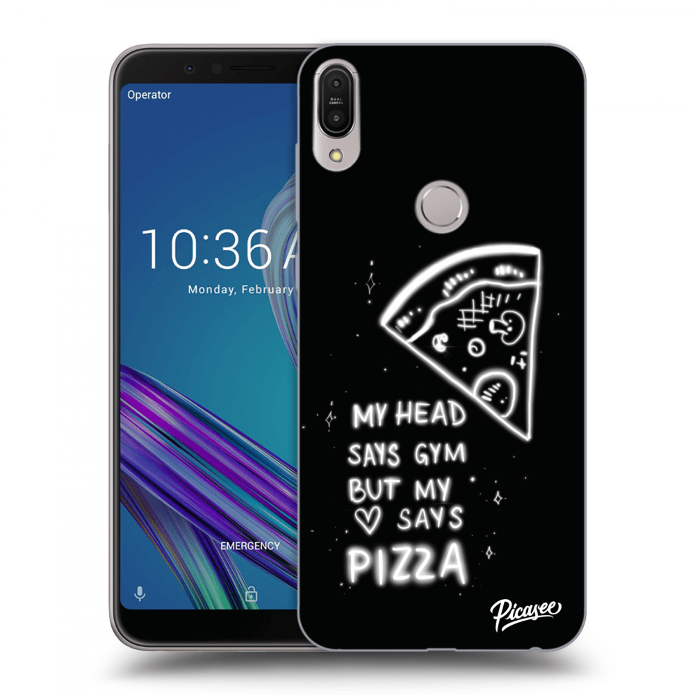Picasee silikonowe przeźroczyste etui na Asus ZenFone Max Pro (M1) ZB602KL - Pizza