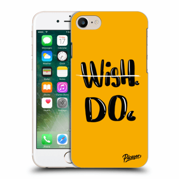 Picasee silikonowe przeźroczyste etui na Apple iPhone 8 - Wish Do