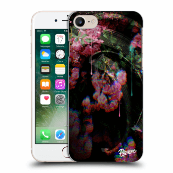 Picasee silikonowe przeźroczyste etui na Apple iPhone 8 - Rosebush limited