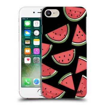 Picasee silikonowe czarne etui na Apple iPhone 8 - Melone