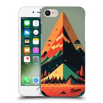 Picasee silikonowe czarne etui na Apple iPhone 8 - Oregon
