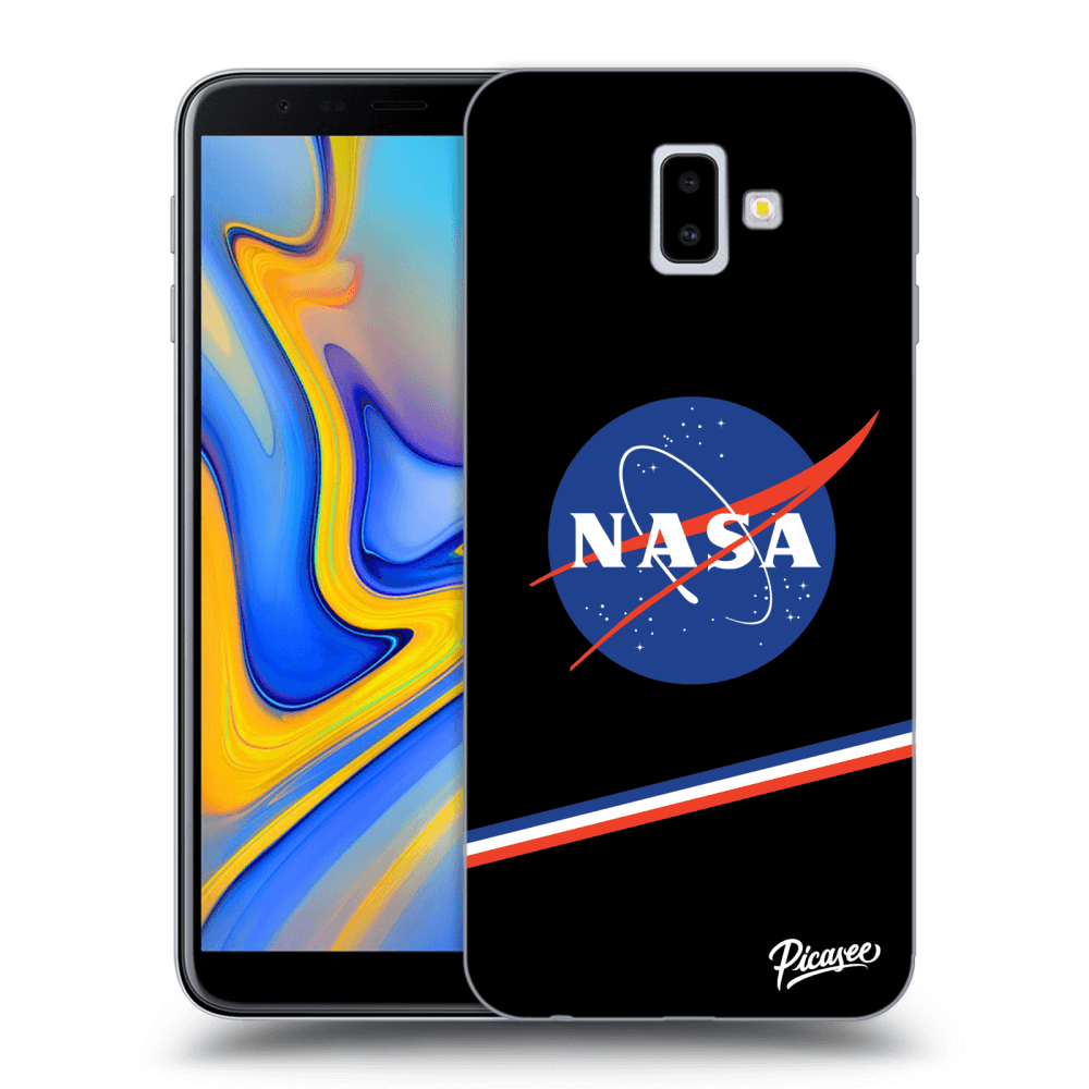Picasee silikonowe przeźroczyste etui na Samsung Galaxy J6+ J610F - NASA Original