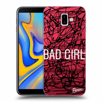 Picasee silikonowe przeźroczyste etui na Samsung Galaxy J6+ J610F - Bad girl