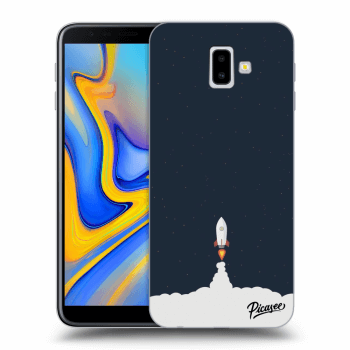 Picasee silikonowe przeźroczyste etui na Samsung Galaxy J6+ J610F - Astronaut 2