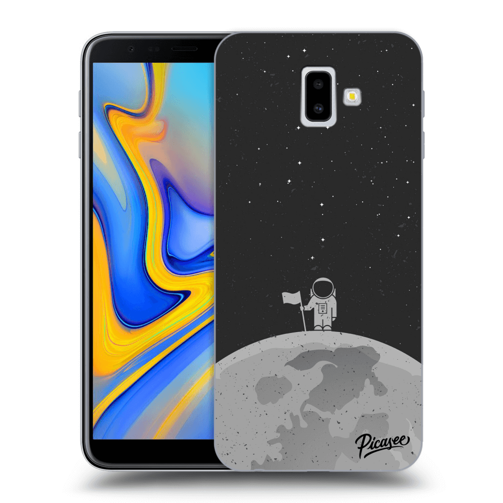 Picasee silikonowe przeźroczyste etui na Samsung Galaxy J6+ J610F - Astronaut