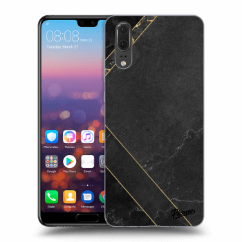 Etui na Huawei P20 - Black tile