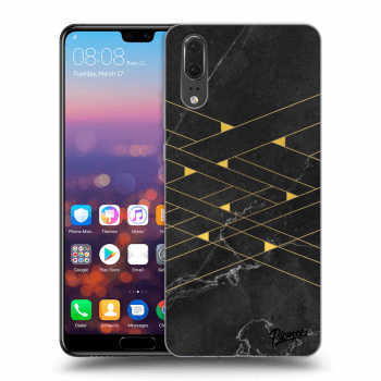 Etui na Huawei P20 - Gold Minimal