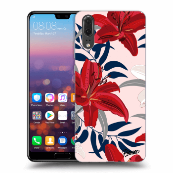 Etui na Huawei P20 - Red Lily