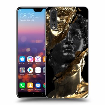 Etui na Huawei P20 - Gold - Black