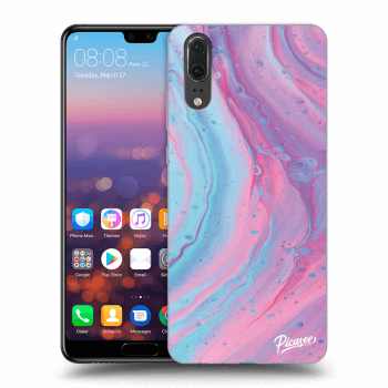 Etui na Huawei P20 - Pink liquid