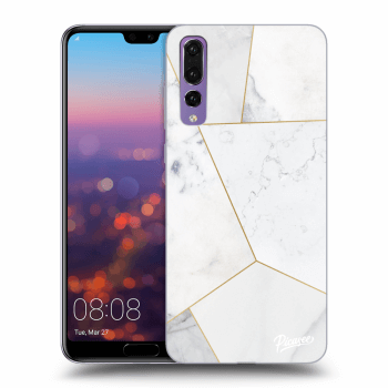 Etui na Huawei P20 Pro - White tile