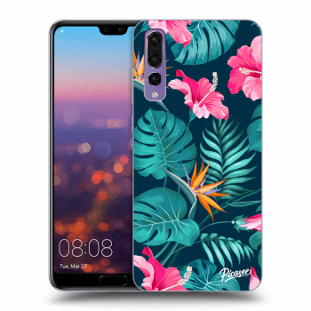 Etui na Huawei P20 Pro - Pink Monstera