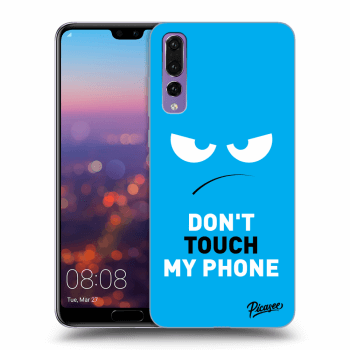 Etui na Huawei P20 Pro - Angry Eyes - Blue